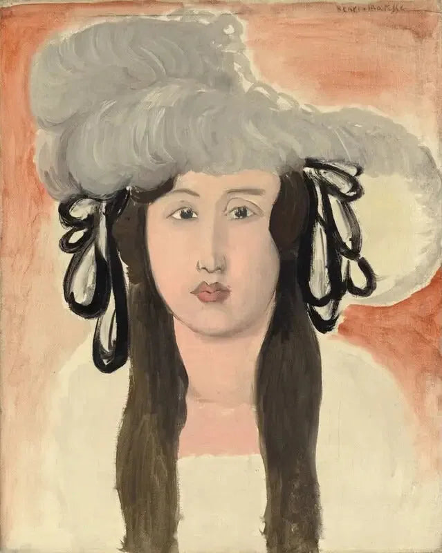 Le chapeau à plumes - Henri Matisse