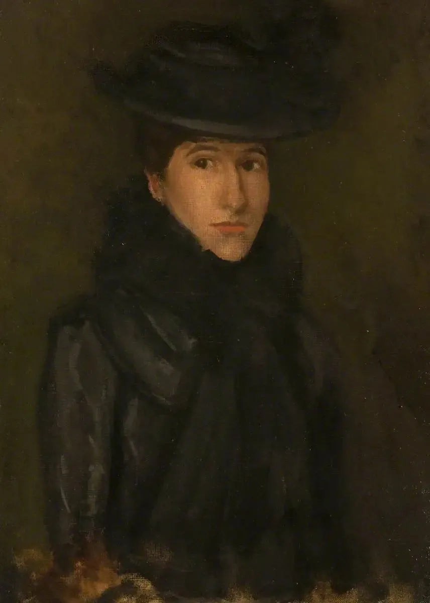 Le Chapeau Noir - Mademoiselle Rosalind Birnie Philip ; 1900-1902 - James Abbott McNeill Whistler
