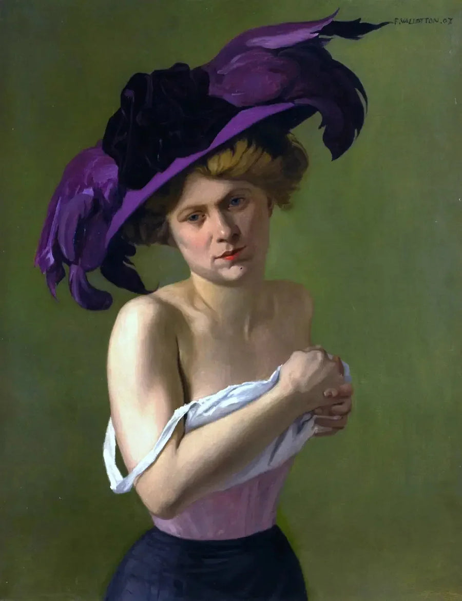 Le Chapeau violet - Félix Vallotton