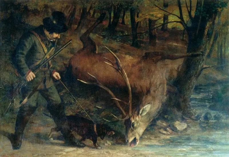Le Chasseur allemand - Gustave Courbet