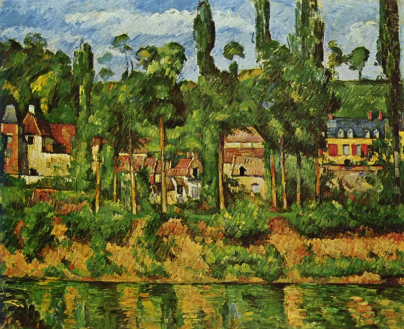 Le Château de Médan - Paul Cézanne