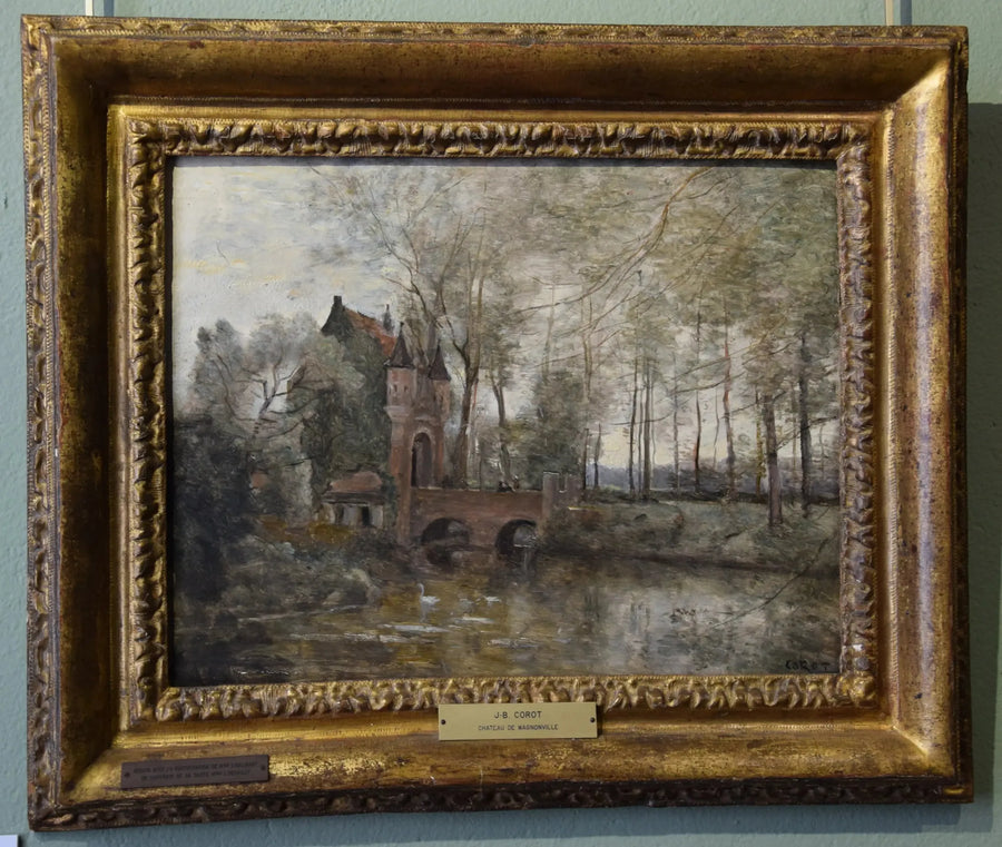 Le Château de Wagnonville - Jean-Baptiste Camille Corot