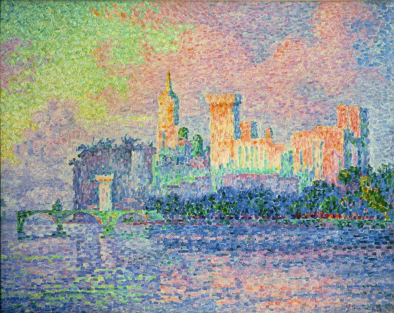Le Château des Papes à Avignon - Paul Signac