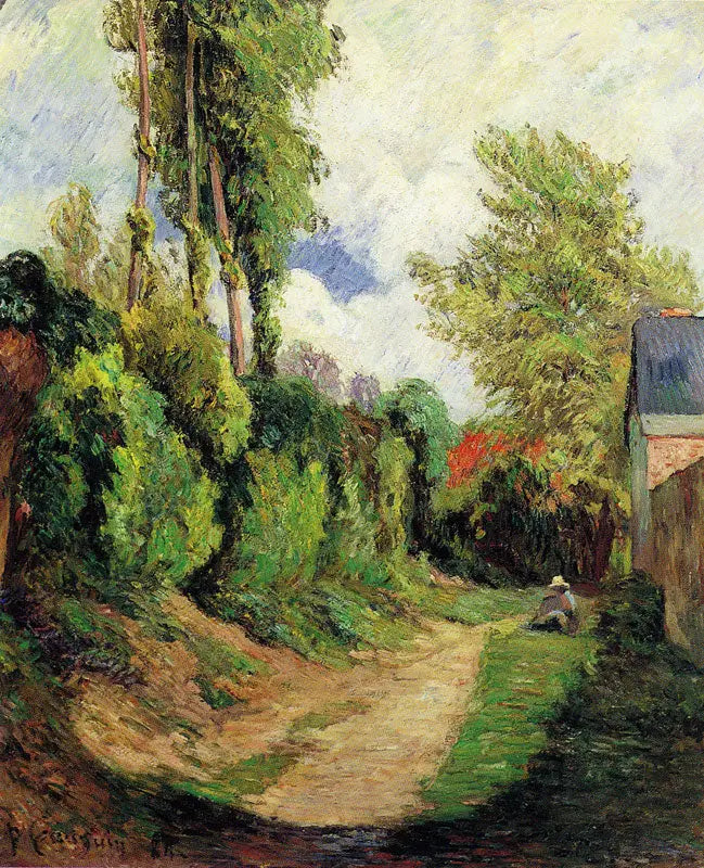 Le Chemin creux - Paul Gauguin