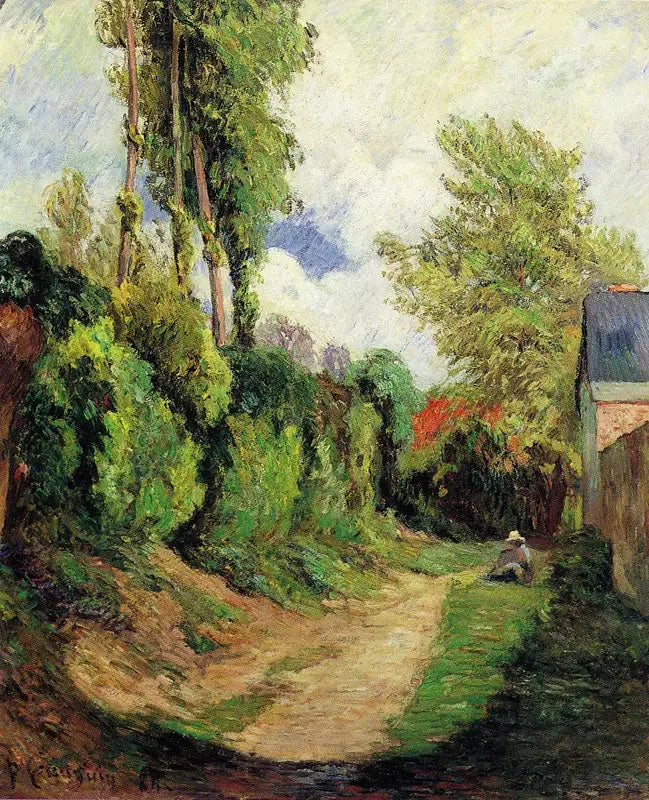 Le Chemin creux - Paul Gauguin