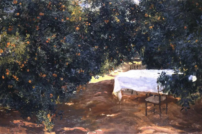 Le chemin dans l'orangeraie, Alcira - Joaquín Sorolla