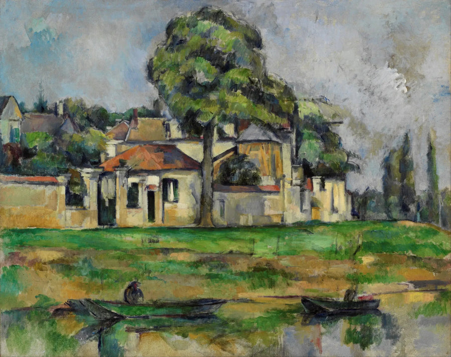 Le Chemin de halage sur les bords de la Marne à Créteil - Paul Cézanne