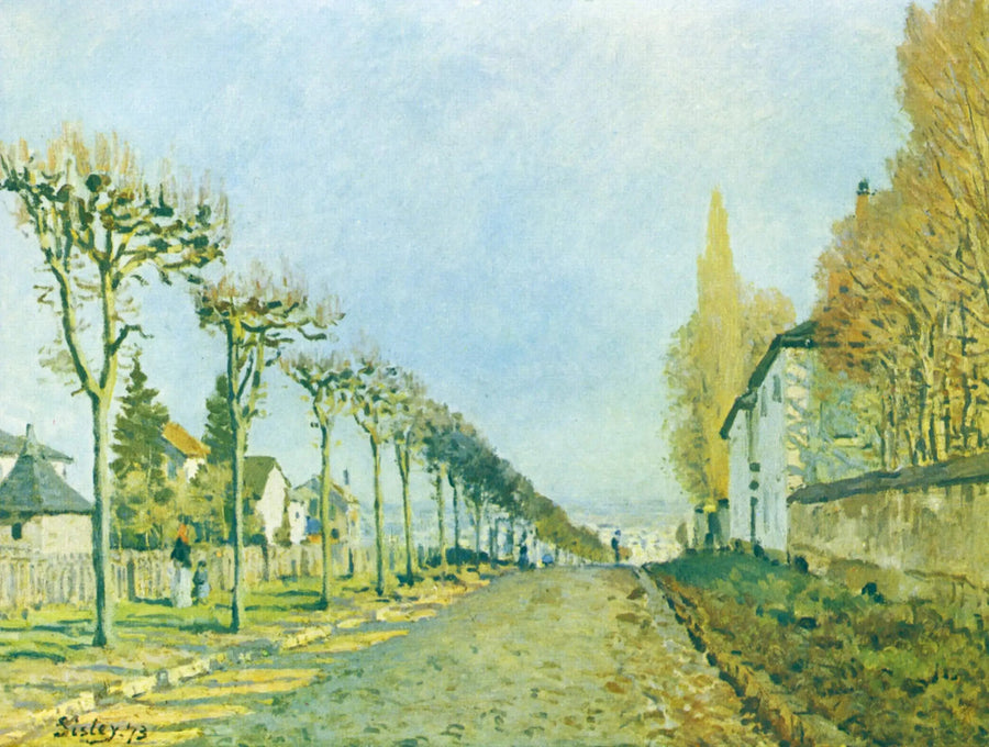 Le Chemin de la Machine, Louveciennes - Alfred Sisley