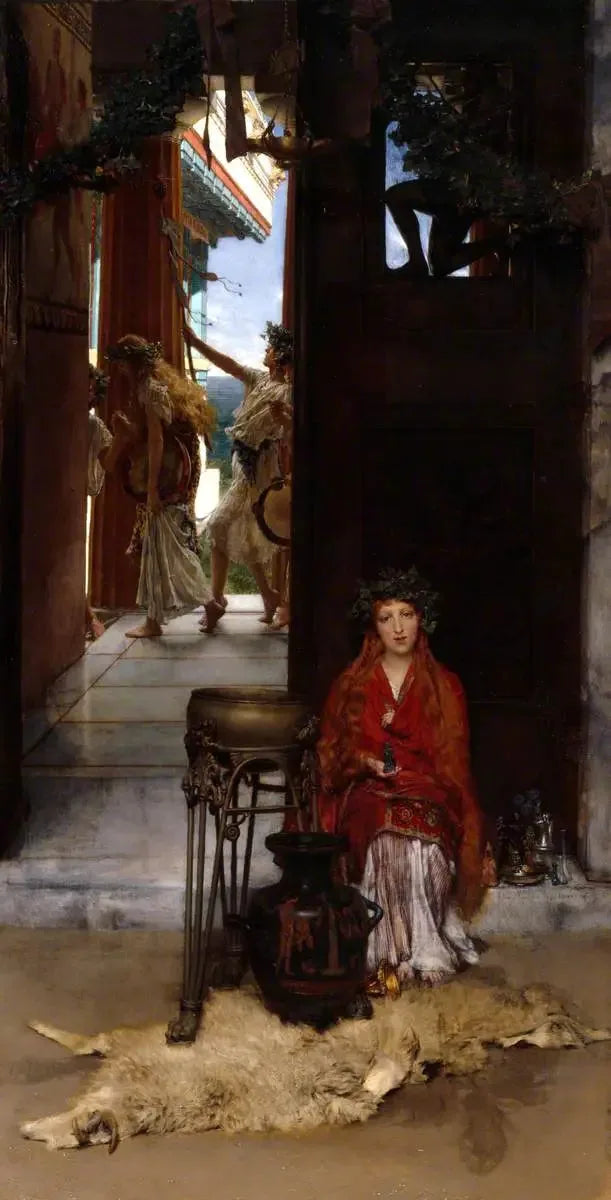 Le chemin du Temple - Lawrence Alma-Tadema