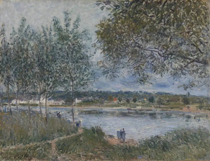 Le Chemin du vieux bac à By - Alfred Sisley