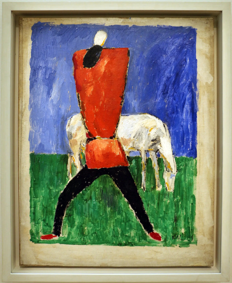 Le Cheval blanc - Kazimir Malevich