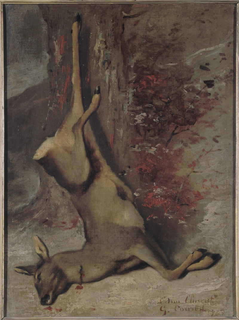 Le chevreuil - Gustave Courbet