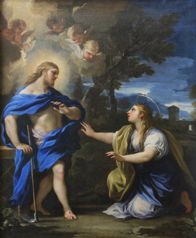 Le Christ apparaissant à la Madeleine - Luca Giordano
