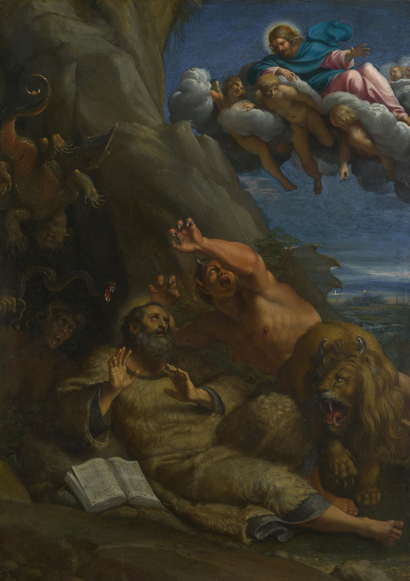 Le Christ apparaissant à saint Antoine abbé - Annibale Carracci