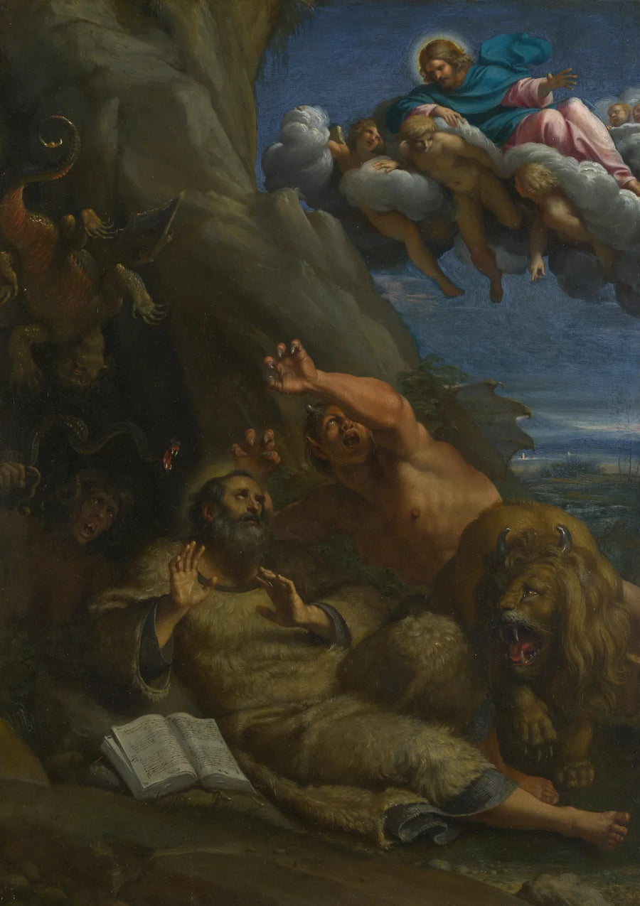 Le Christ apparaissant à saint Antoine abbé - Annibale Carracci