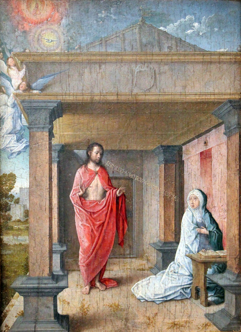 Le Christ apparaît à Marie - Juan de Flandes