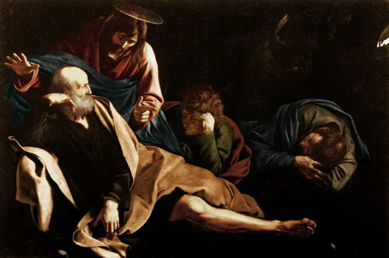 Le Christ au mont des Oliviers - Le Caravage