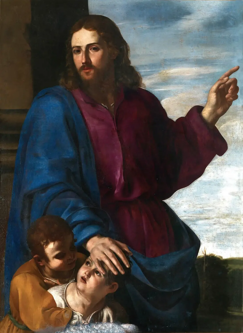 Le Christ bénissant les enfants - Artemisia Gentileschi
