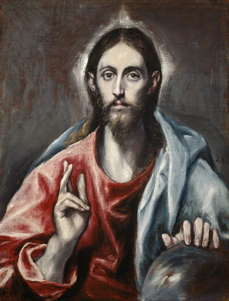 Le Christ bénissant, le Sauveur du monde - El Greco