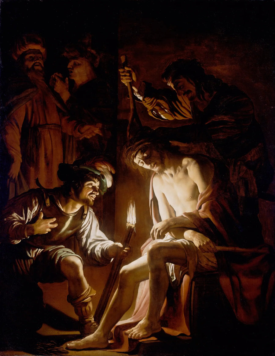 Le Christ couronné d'épines - Gerrit van Honthorst