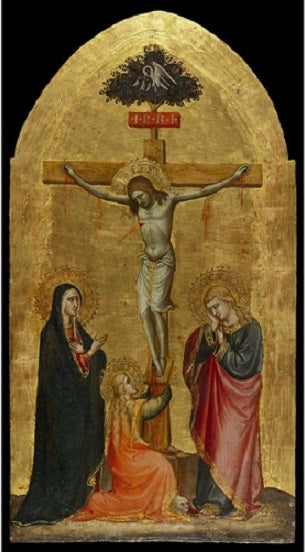 Le Christ crucifié, avec la Vierge Marie, Marie-Madeleine et saint Jean - Spinello Aretino
