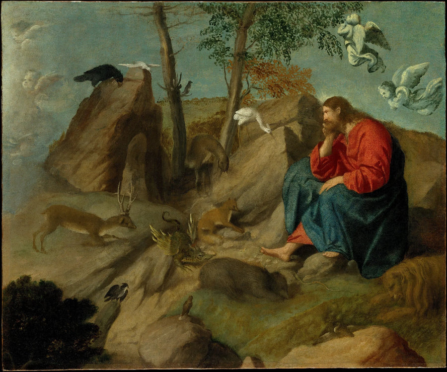 Le Christ dans le désert - Alessandro Bonvicino
