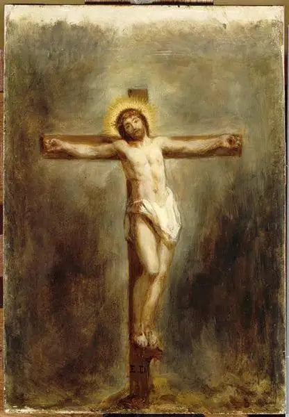 Le Christ en croix - Eugène Delacroix