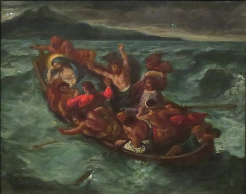 Le Christ endormi pendant la tempête - Eugène Delacroix