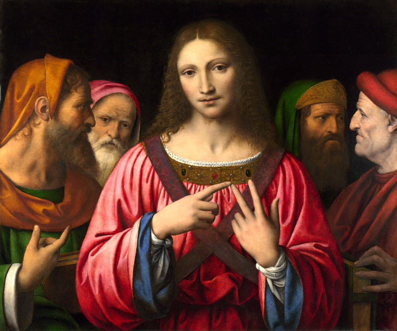 Le Christ entouré de médecins - Bernardino Luini