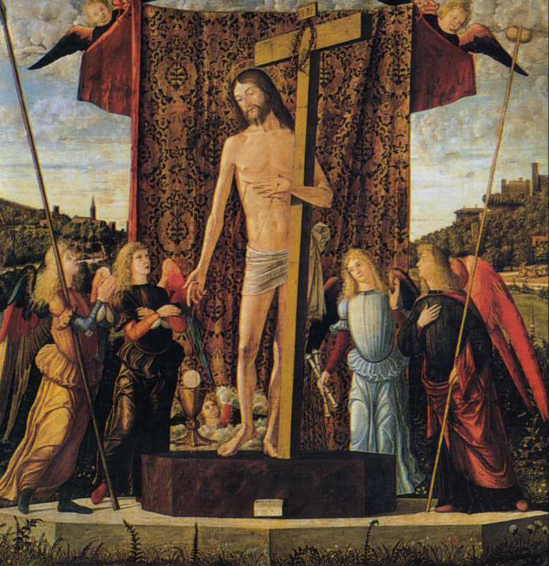 Le Christ entre quatre anges - Vittore Carpaccio