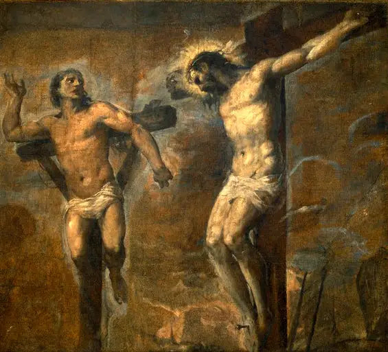 Le Christ et le bon larron - Titian