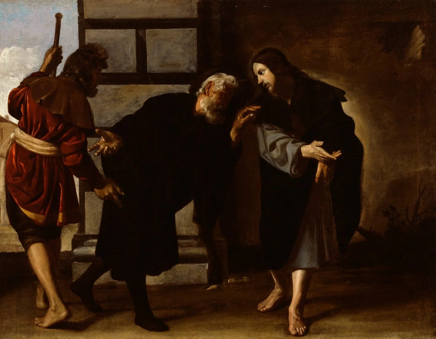 Le Christ et deux disciples sur le chemin d'Emmaüs - Alonso Cano
