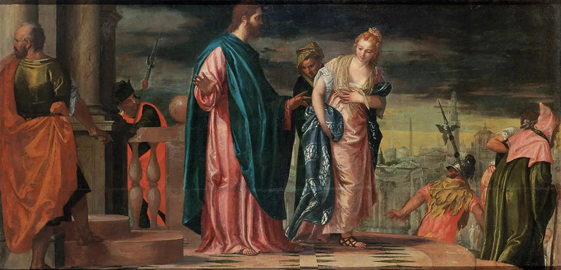 Le Christ et la femme adultère - Paul Véronèse