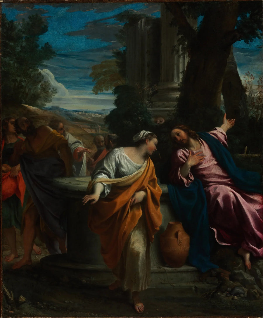 Le Christ et la Samaritaine - Annibale Carracci