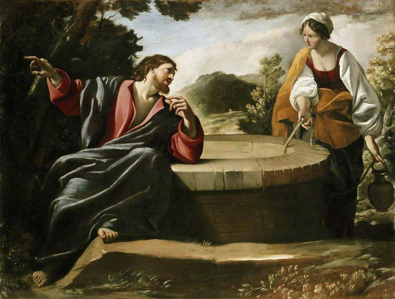 Le Christ et la Samaritaine - Giovanni Lanfranco