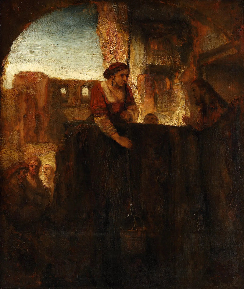 Le Christ et la Samaritaine - Rembrandt