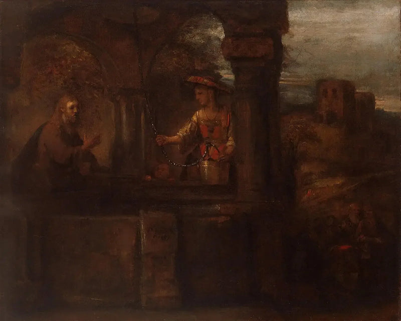 Le Christ et la Samaritaine - Rembrandt