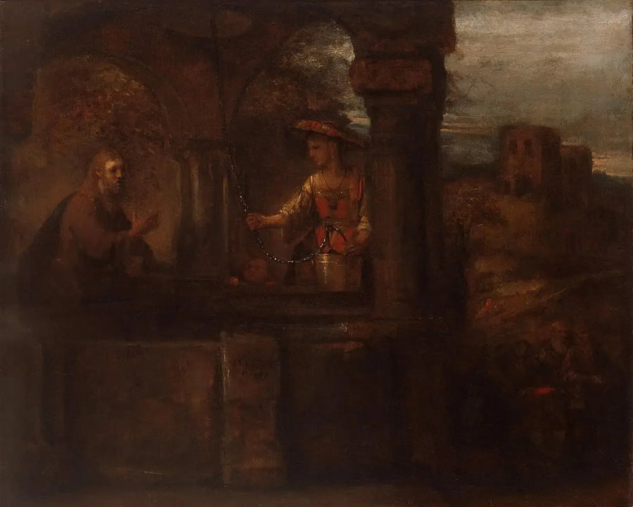 Le Christ et la Samaritaine - Rembrandt