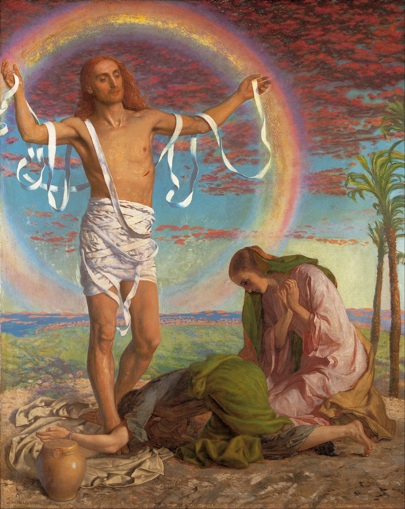 Le Christ et les deux Maries - William Holman Hunt