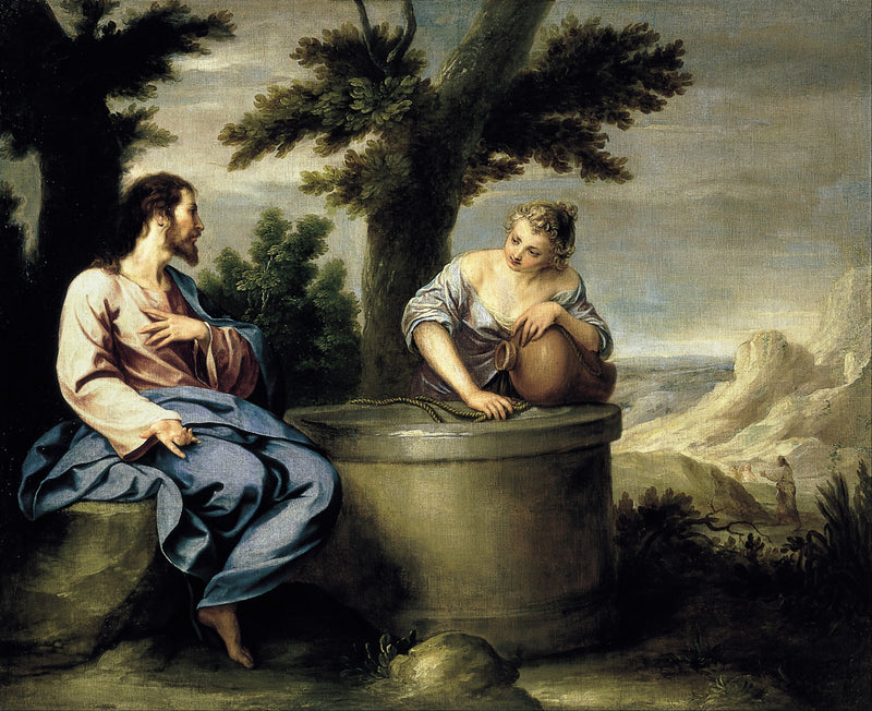 Le Christ et le Samaritain - Alonso Cano