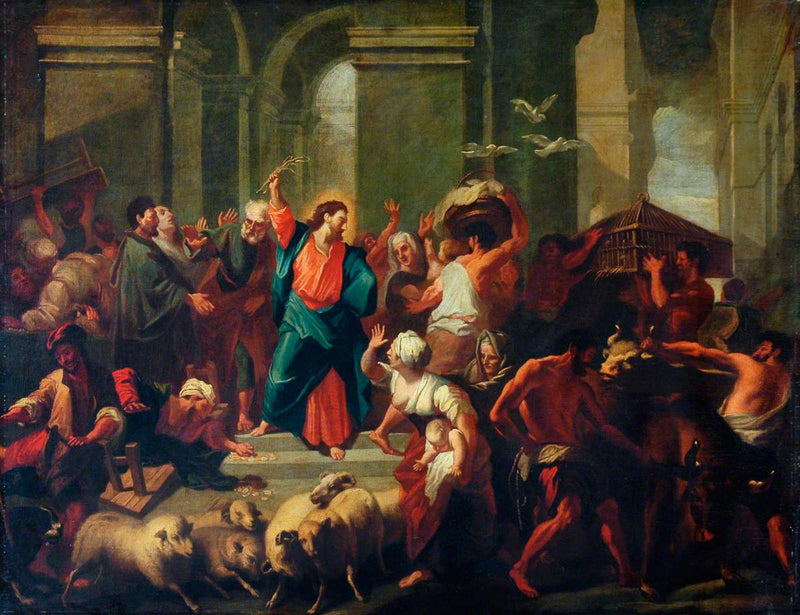 Le Christ expulse les marchands du temple - Jean-Baptiste Jouvenet