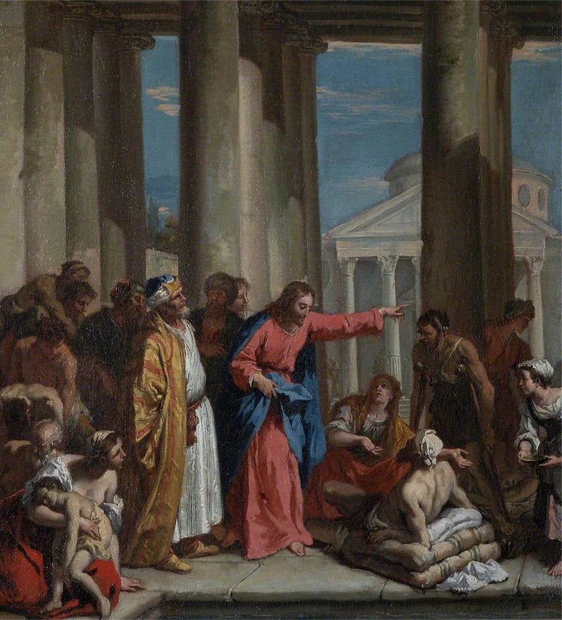 Le Christ guérit l'homme boiteux à la piscine de Béthesda - Sebastiano Ricci