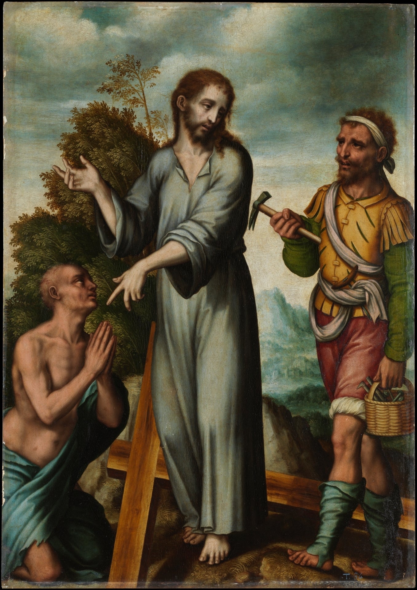 Le Christ justifiant sa passion - Luis de Morales - Alpha Reproduction