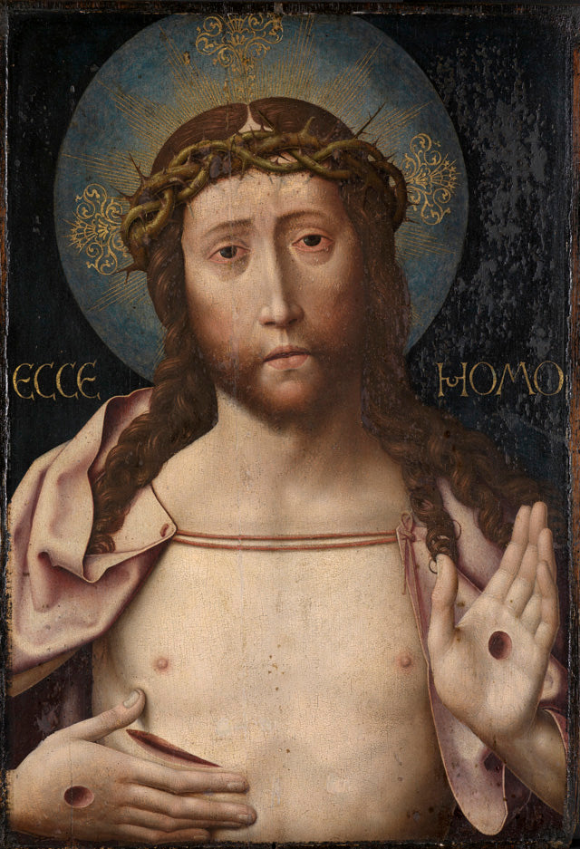 Le Christ montrant ses plaies (Jean 20: 25-26) - Dirk Bouts