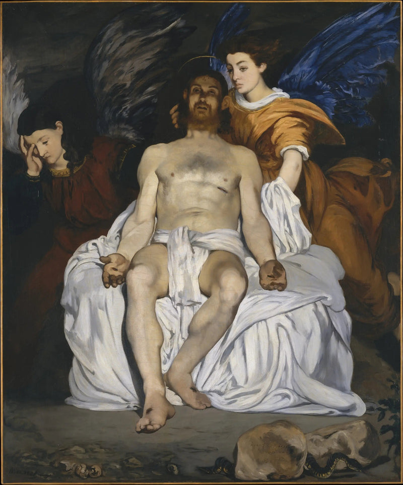 Le Christ mort et les anges - Édouard Manet