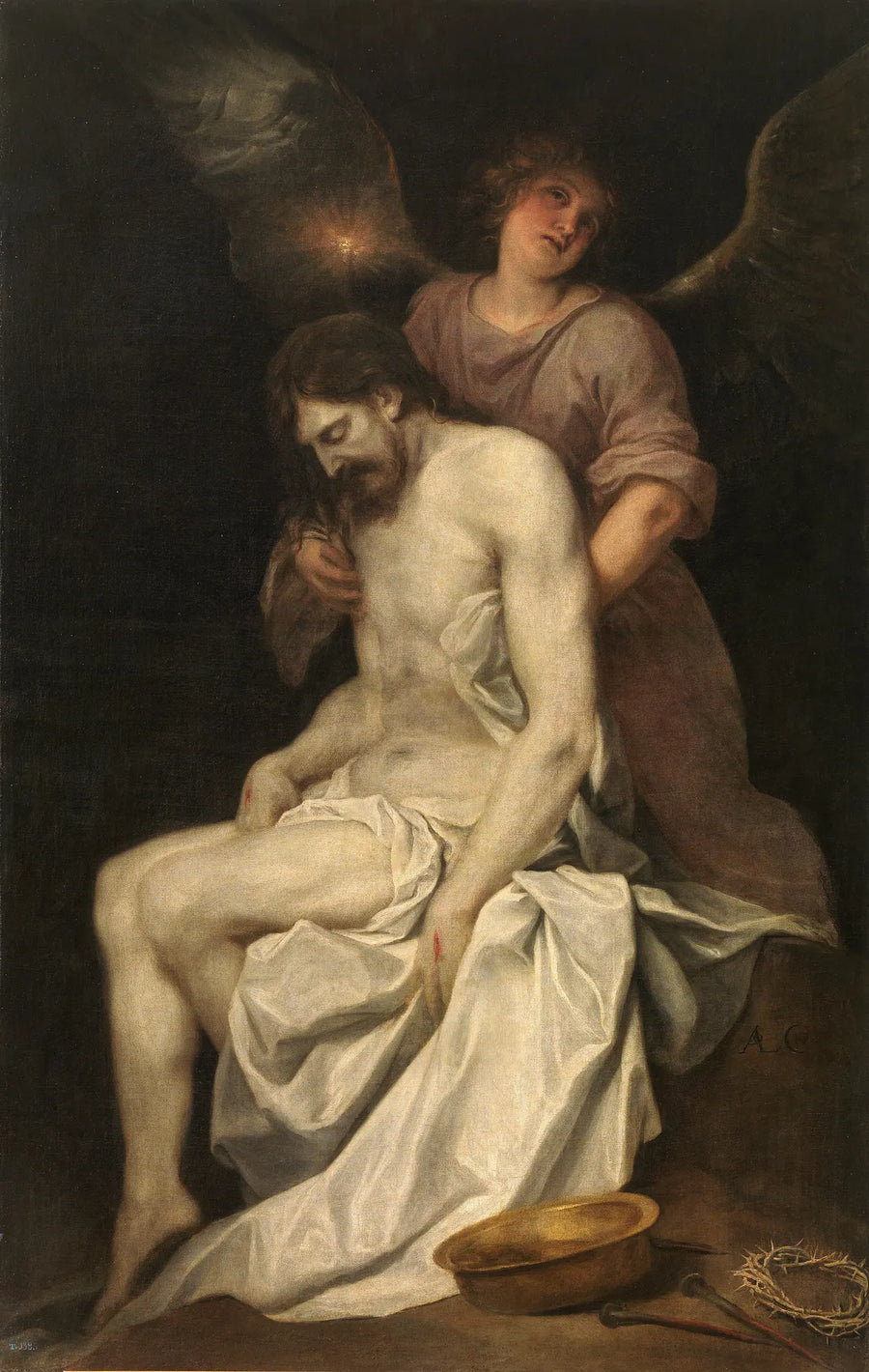 Le Christ mort porté par un ange - Alonso Cano