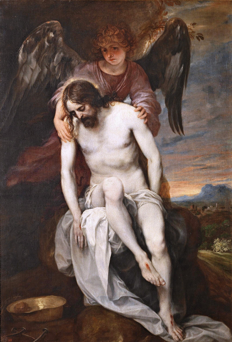 Le Christ mort porté par un Ange - Alonso Cano