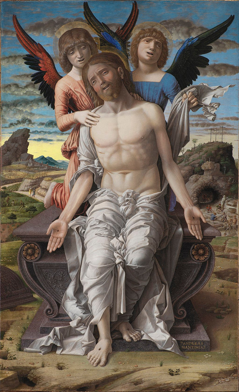 Le Christ mort soutenu par deux anges - Andrea Mantegna