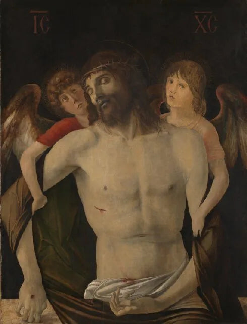 Le Christ mort soutenu par les anges - Giovanni Bellini