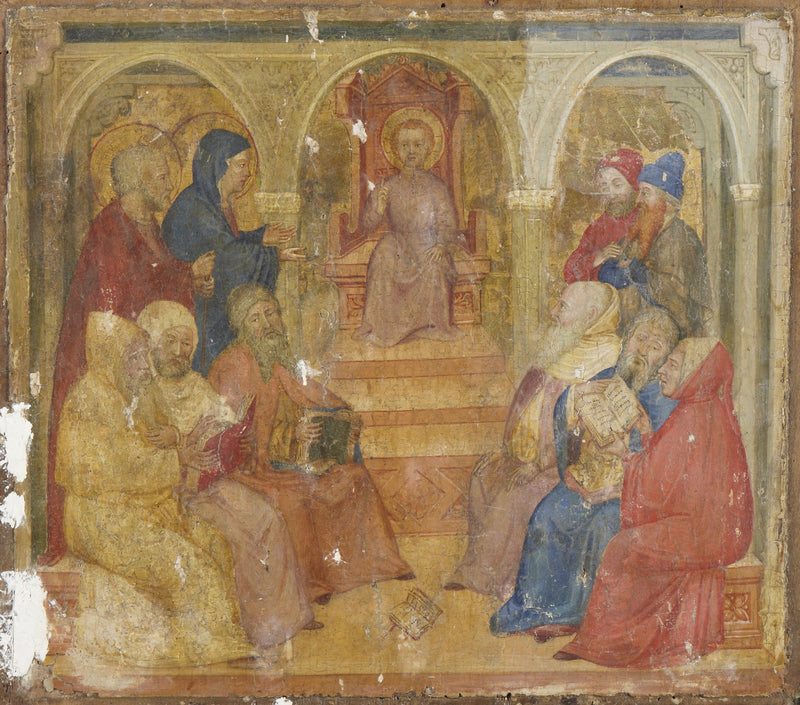 Le Christ parmi les docteurs - Altichiero da Zevio